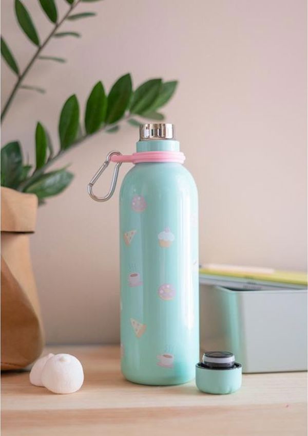 Pusheen Θερμός Μπουκάλι 500ml Foodie Collection, Ανοξείδωτο Ατσάλι, Μέντα