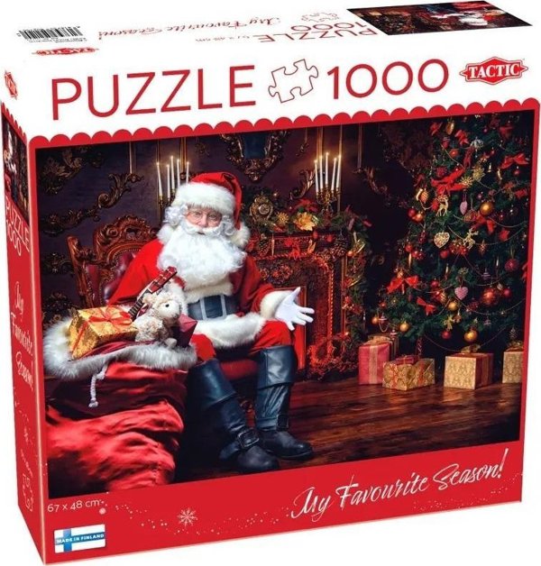 Tactic Παζλ 1000 Κομματιών Santa's Surprise Χριστουγεννιάτικο Επιτραπέζιο Παιχνίδι