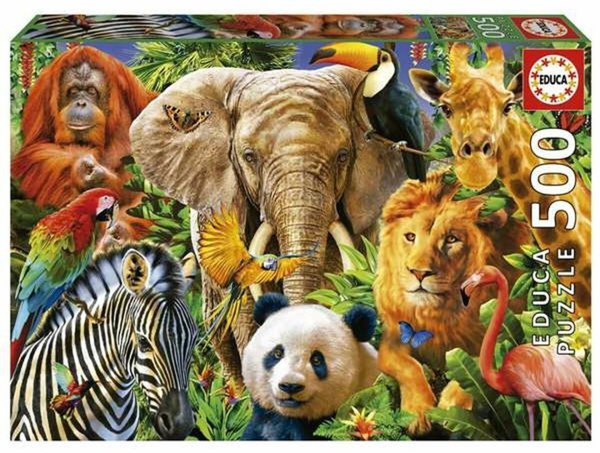 Puzzle Zwierzeta Educa 500 Czesci
