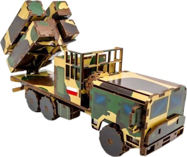 PuzzleOK ΣΤΡΑΤΙΩΤΙΚΟ ΟΧΗΜΑ ΞΥΛΙΝΟ ΠΑΖΛ ΜΟΝΤΕΛΟ 3D ΑΥΤΟΚΙΝΗΤΟ ΣΤΡΑΤΟΣ ΠΑΖΛ