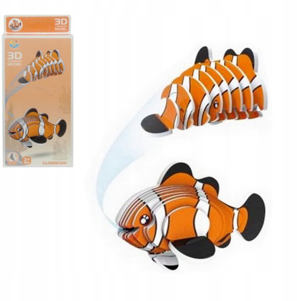 Puzzle 3D rybka nemo