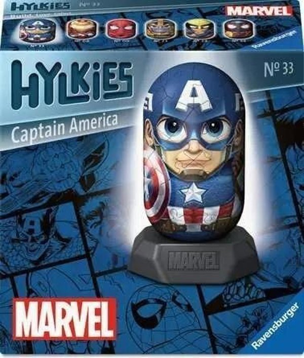 Puzzle 3D Hylkies: Captain America EDUKAMP