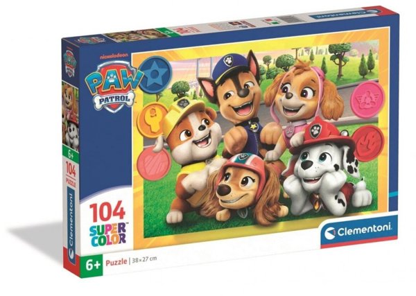 Clementoni Παζλ 104 Κομμάτια Paw Patrol (25013) - Παιδικό Παζλ για Παιδιά