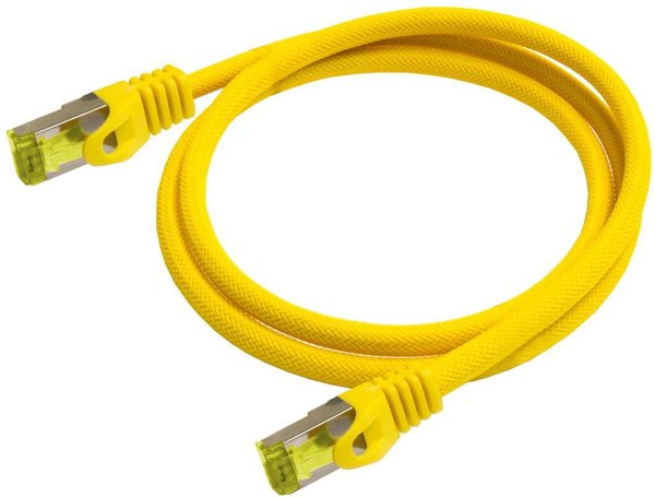 Καλώδιο δικτύου Python 8070PY-005Y κίτρινο 0,5 m Cat7 SF/UTP (S-FTP)