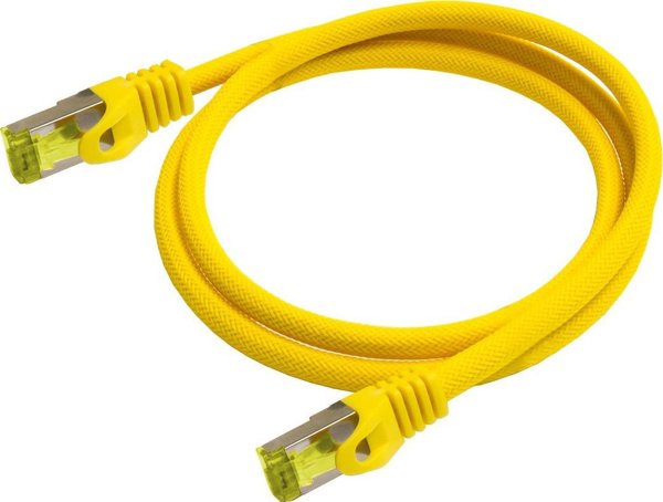 Python 8070PY-015Y καλώδιο δικτύου Cat7 κίτρινο 1,5 μ.