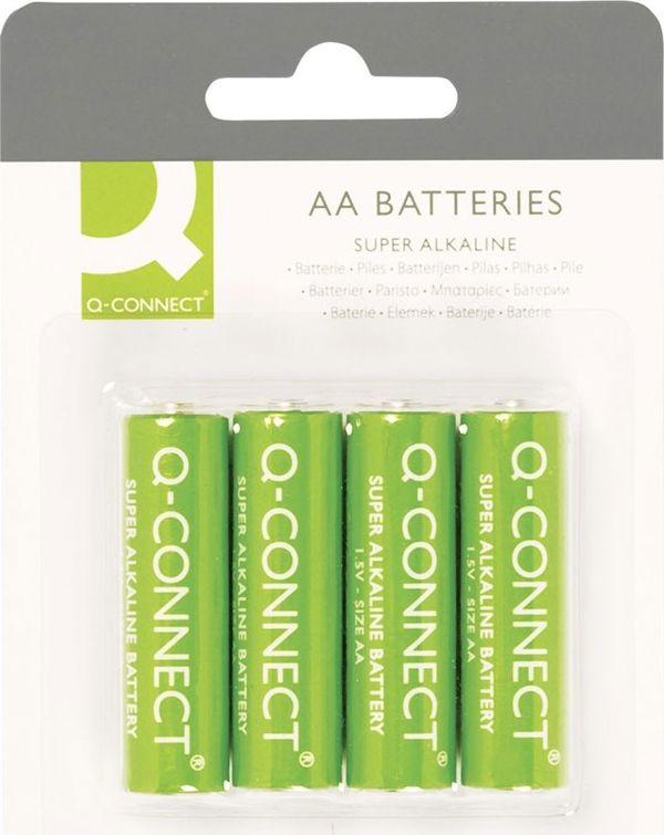 Q-Connect Μπαταρίες AA LR06 Υπεραλκαλικές 1.5V, 4 Τεμάχια