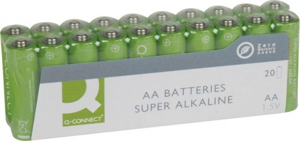 Q-Connect Μπαταρίες AA / LR06 Alkaline 1.5V, 20 Τεμάχια
