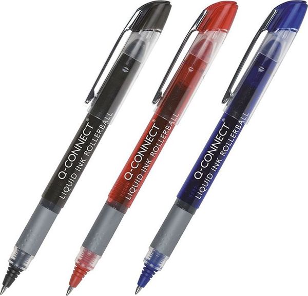 Στυλό Διαρκείας Q-Connect Fineliner, 0.5mm, Κόκκινο
