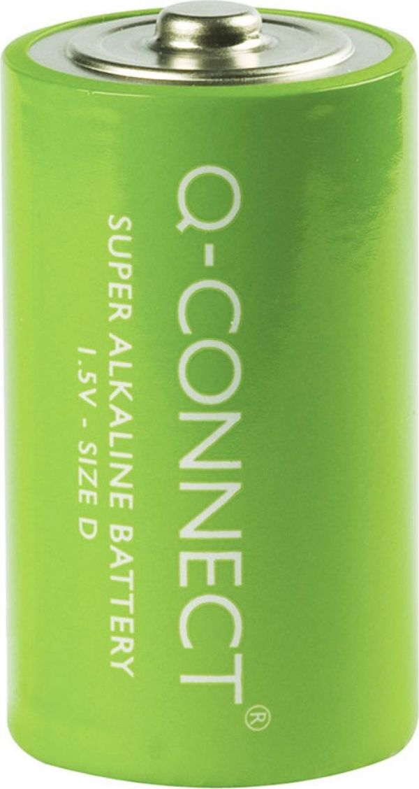 Q-Connect Μπαταρίες Υπεραλκαλικές LR20 D 1.5V, 2 Τεμάχια
