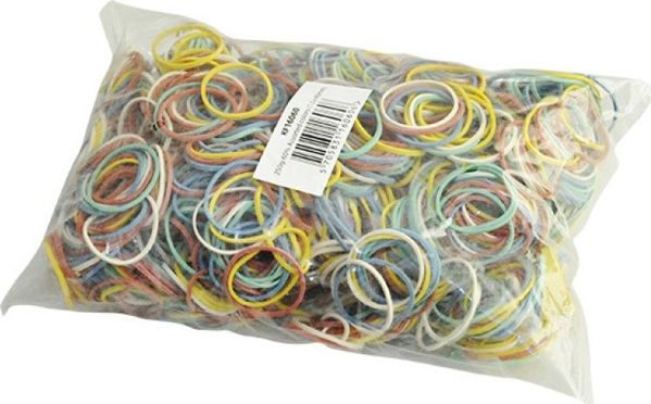 Λαστιχάκια Γραφείου Q-Connect, 250g, Διάμετρος 25mm, Μίξη Χρωμάτων, 60% Καουτσούκ