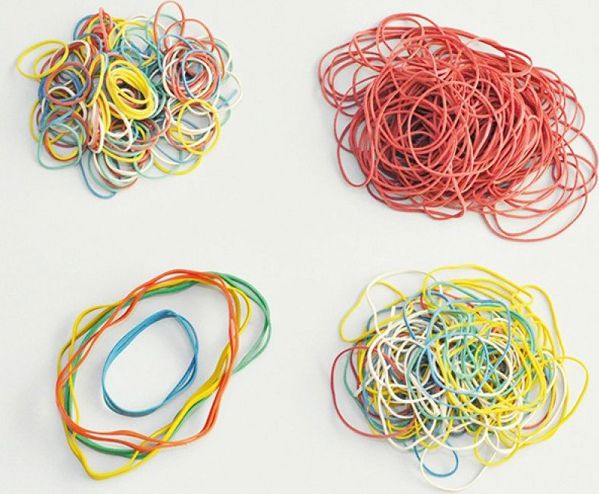 Λαστιχάκια Γραφείου Q-Connect, 250g, Διάμετρος 25mm, Μίξη Χρωμάτων, 60% Καουτσούκ