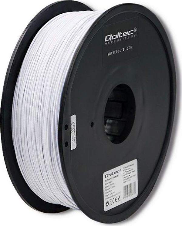 Qoltec Φιλαμέντο ABS PRO λευκό (50678)