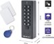 Qoltec Zamek szyfrowy HYPERION z czytnikiem RFID | kod | karta | brelok | IP68 | EM