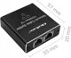 Qoltec Splitter Mini Switch RJ45 1x2 Port, 1000Mbps, με Τροφοδοσία USB-C, Αλουμίνιο