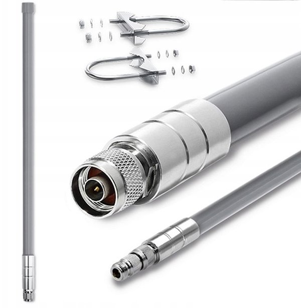 Qoltec Πανκατευθυντική Εξωτερική Κεραία LoRa 12dBi 868 MHz 1.5m από Γυαλί