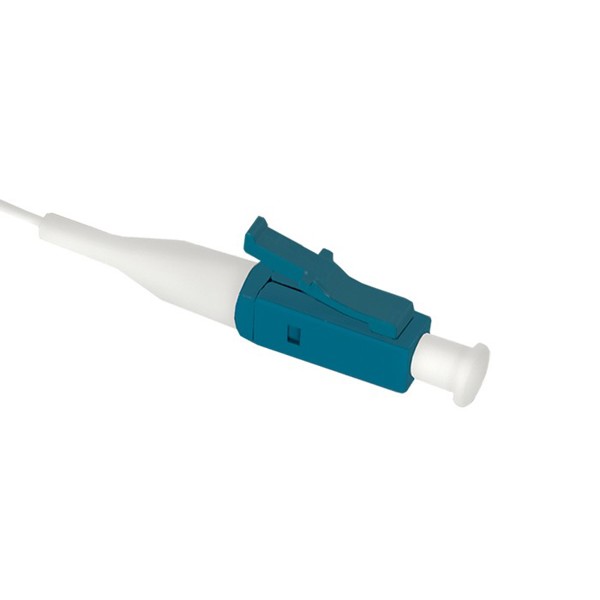 Qoltec Pigtail LC/UPC SM 9/125 G652D 1m Bialy 54096