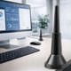 Qoltec Antena 4G LTE με μαγνητική βάση | 5dBi | ομοκατευθυντική | εσωτερική | 600-2700 MHz | SMA | 3m