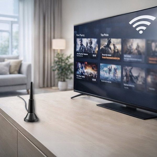 Qoltec Antena 4G LTE με μαγνητική βάση | 5dBi | ομοκατευθυντική | εσωτερική | 600-2700 MHz | SMA | 3m