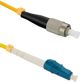 Qoltec Optic Patchcord FC/UPC - LC/UPC simplex SM 9/125 G652D 20m (54310)