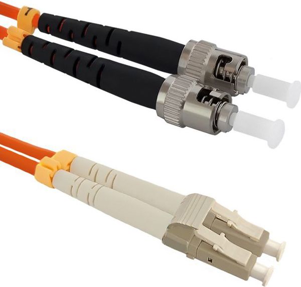 Qoltec Optic Patchcord LC/UPC - ST/UPC SM 9/125 G652D 1m (54067)