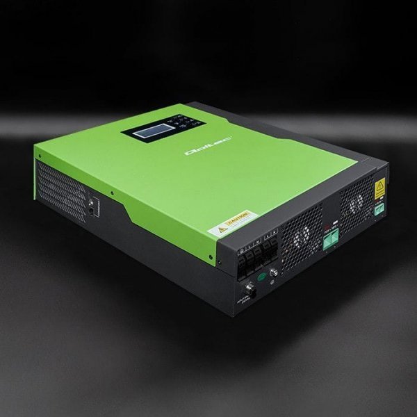 Qoltec Hybrydowy inwenter solarny Off-Grid 5,5kW | 100A | 48V | MPPT | Sinus