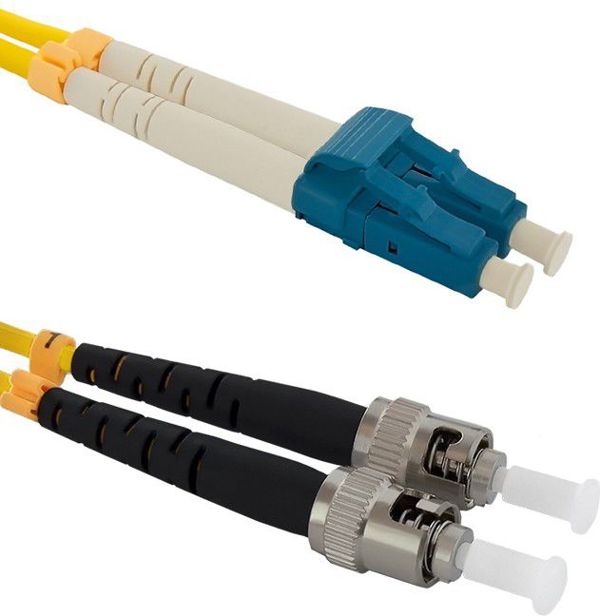 Qoltec Optic Patchcord LC/UPC - ST/UPC SM 9/125 G652D 5m (54070)