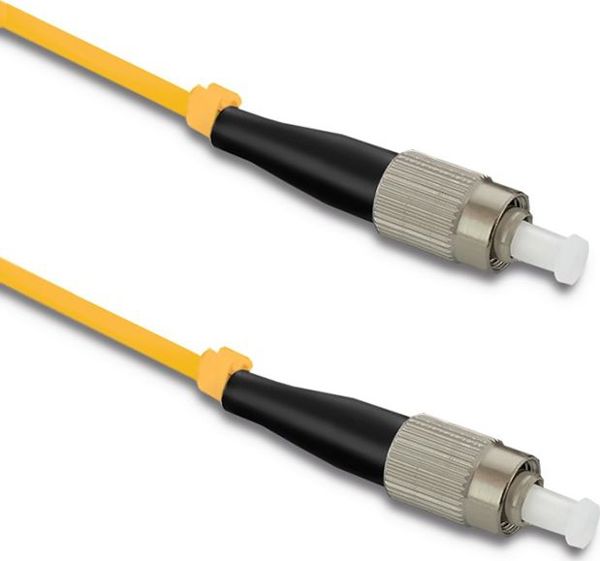 Οπτικό καλώδιο Patchcord Qoltec FC/UPC - FC/UPC, Singlemode, 9/125, Simplex, 1m (G652D)