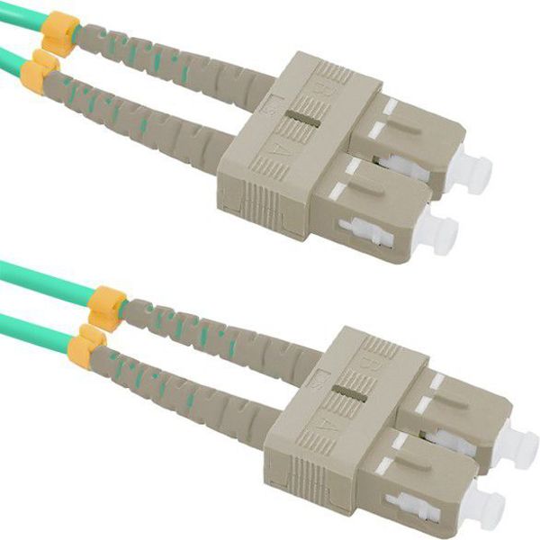 Qoltec Optic Patchcord SC/UPC - SC/UPC MM 50/125 OM4 1m (54353)