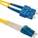 Qoltec Patchcord Οπτικών Ινών SC/UPC-LC/UPC Single Mode 9/125 G652D, LSZH, 5m - 54034
