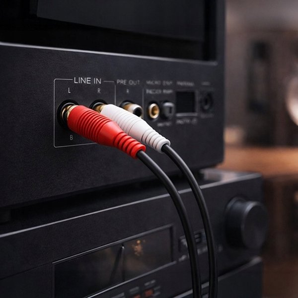 Qoltec Bezprzewodowy adapter odbiornik dzwieku Audio HiFi Home&Car Bluetooth 6.0 2 x RCA 1 x AUX 3.5mm USB Mikrofon