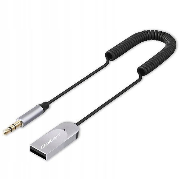 Qoltec Bezprzewodowy adapter odbiornik dzwieku Audio HiFi Home&Car Bluetooth 6.0 2 x RCA 1 x AUX 3.5mm USB Mikrofon