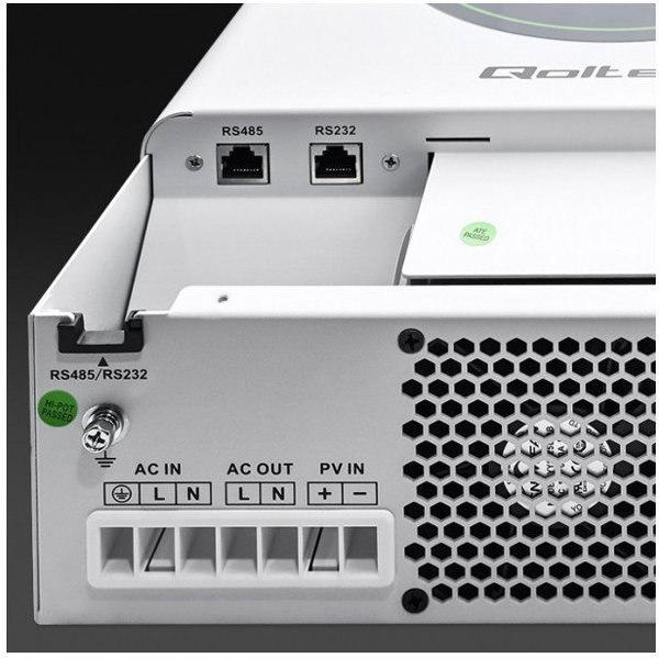 qoltec Hybrydowy Inwerter solarny Off-Grid  6200W | 120A | 48V | MPPT | BMS | Sinus | opcja Wi-Fi | Power Factor 1.0