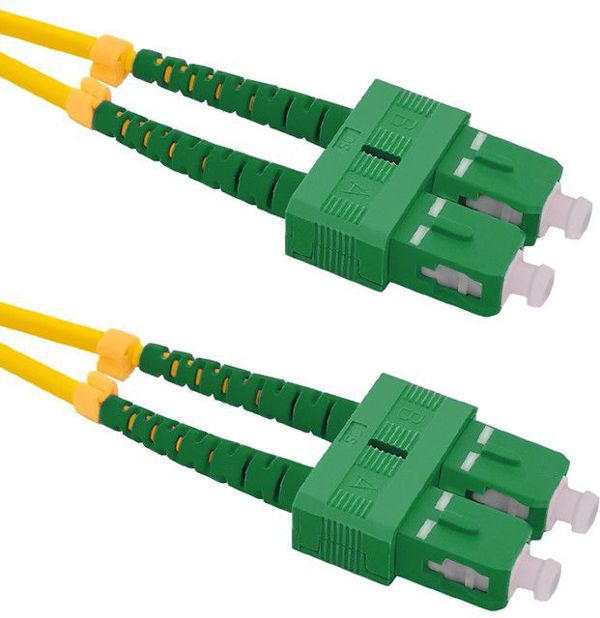 Qoltec Optic Patchcord SC/APC - SC/APC SM 9/125 G652D 120m (54090)