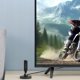Qoltec Wewnetrzna Antena TV DVB-T2 ze wzmacniaczem sygnalu i magnetyczna podstawa 4K 28dBi 5m