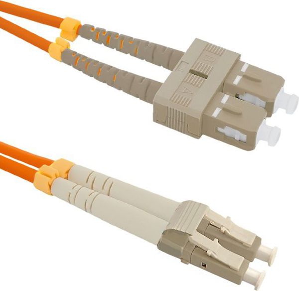 Qoltec Optic Patchcord SC/UPC - LC/UPC MM 50/125 OM2 5m (54042)