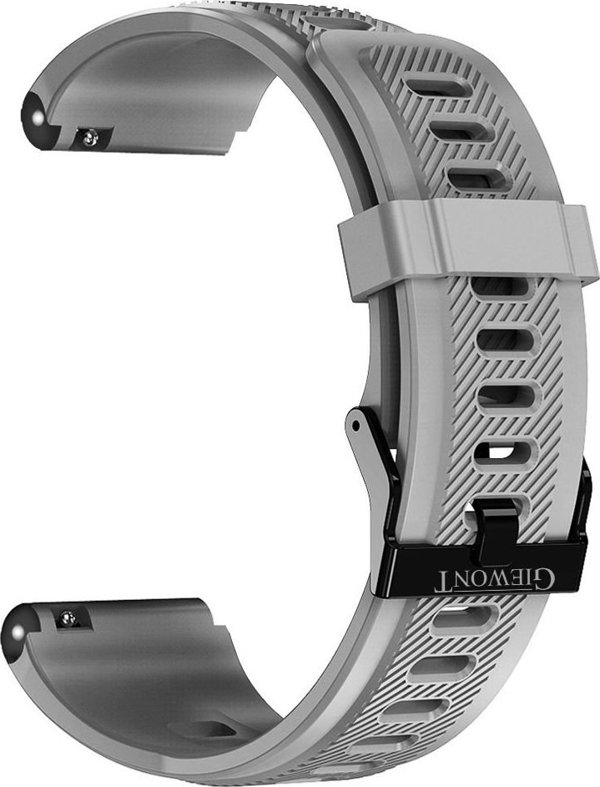 Quartz Λουράκι για Smartwatch Giewont GW430 Σιλικόνης ΓΚΡΙ GWP430-3