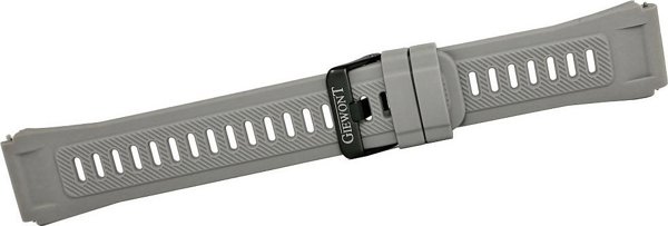 Quartz Λουράκι για Smartwatch Giewont GW430 Σιλικόνης ΓΚΡΙ GWP430-3