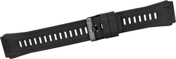 Λουράκι Quartz για Smartwatch Giewont GW430 Σιλικόνης Μαύρο GWP430-1