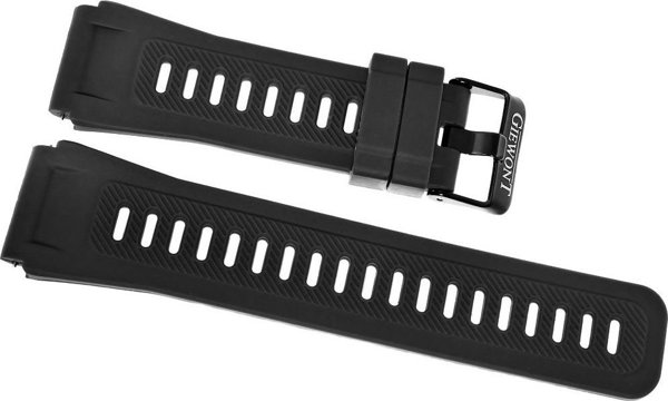 Λουράκι Quartz για Smartwatch Giewont GW430 Σιλικόνης Μαύρο GWP430-1