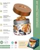 Quokka Termos obiadowy Whim Food Jar Autumn 0.6 l Bialo-pomaranczowy