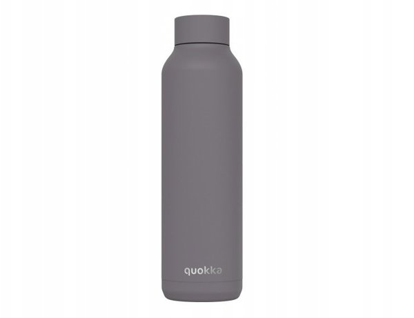 Quokka Solid - Butelka termiczna ze stali nierdzewnej 630 ml (Grey)