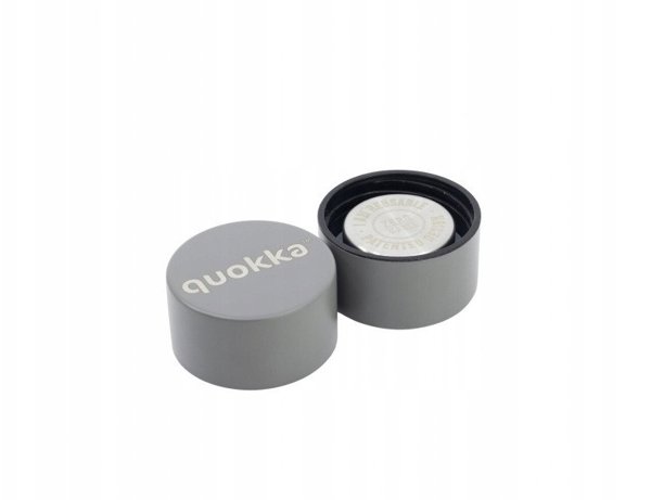 Quokka Solid - Butelka termiczna ze stali nierdzewnej 630 ml (Grey)