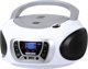 Ραδιόφωνο Trevi CMP51001 με CD, USB, Bluetooth, Ψηφιακό Δέκτη FM/DAB/DAB+, Τηλεχειριστήριο και Ρολόι, Λευκό