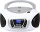 Ραδιόφωνο Trevi CMP51001 με CD, USB, Bluetooth, Ψηφιακό Δέκτη FM/DAB/DAB+, Τηλεχειριστήριο και Ρολόι, Λευκό