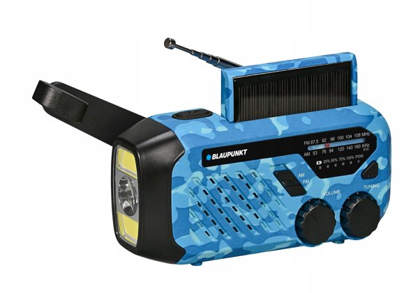 Radio alarmowe BLAUPUNKT ER10BC, blue camo