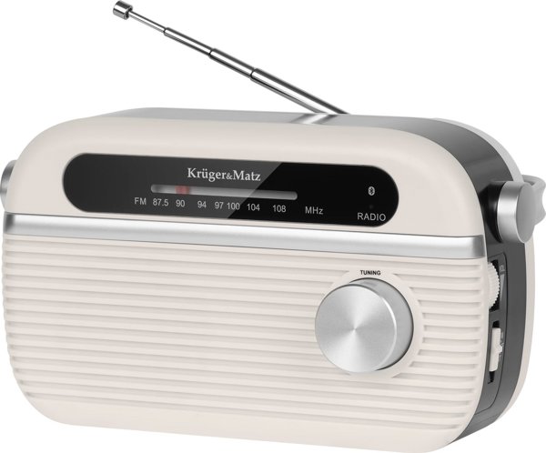 Kruger&Matz KM0826 Φορητό Αναλογικό Ραδιόφωνο LP, με Λαβή Μεταφοράς
