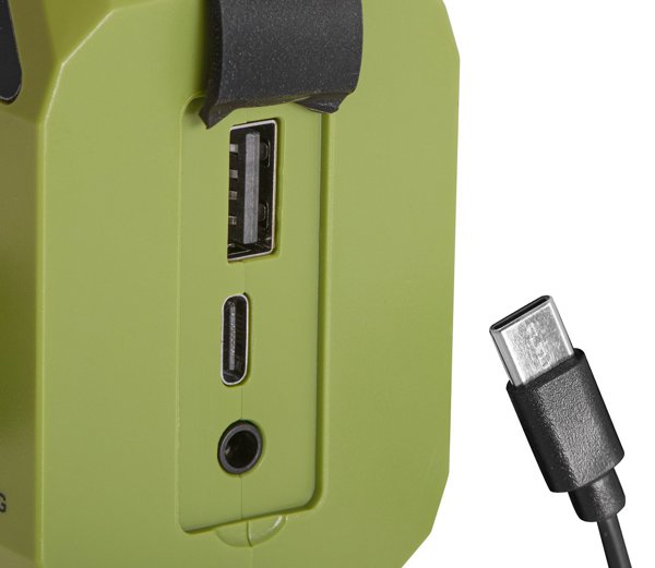 Adler AD 1197 G Ηλιακό Ραδιόφωνο με Μανιβέλα, Power Bank και Φακός