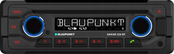 Ραδιόφωνο Αυτοκινήτου Blaupunkt Dakar 224 BT 24V Heavy Duty με Bluetooth, CD, USB & MP3 - 11653043
