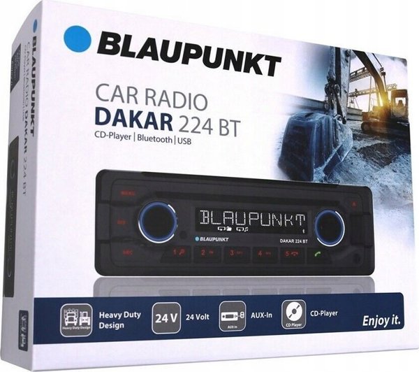 Ραδιόφωνο Αυτοκινήτου Blaupunkt Dakar 224 BT 24V Heavy Duty με Bluetooth, CD, USB & MP3 - 11653043