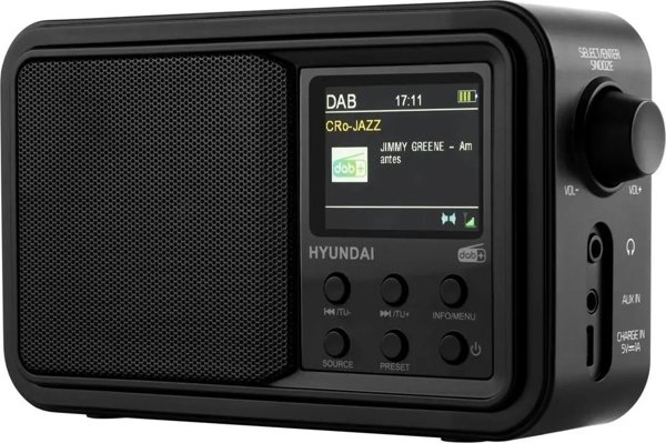 Hyundai PR650BTDAB Φορητό Ραδιόφωνο FM, DAB & DAB+ με Bluetooth & MP3 Player Μαύρο